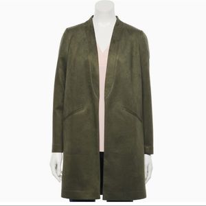 NWT Apt. 9 Slant-Pocket Open Front Car Coat, Large